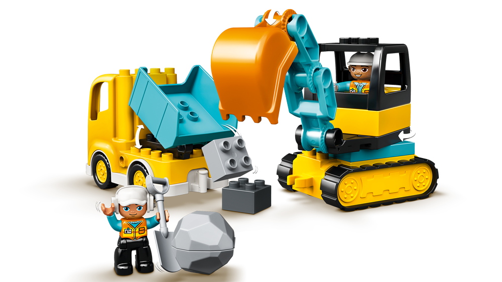 LEGO 10931 DUPLO Construction Truck & Tracked Excavator
