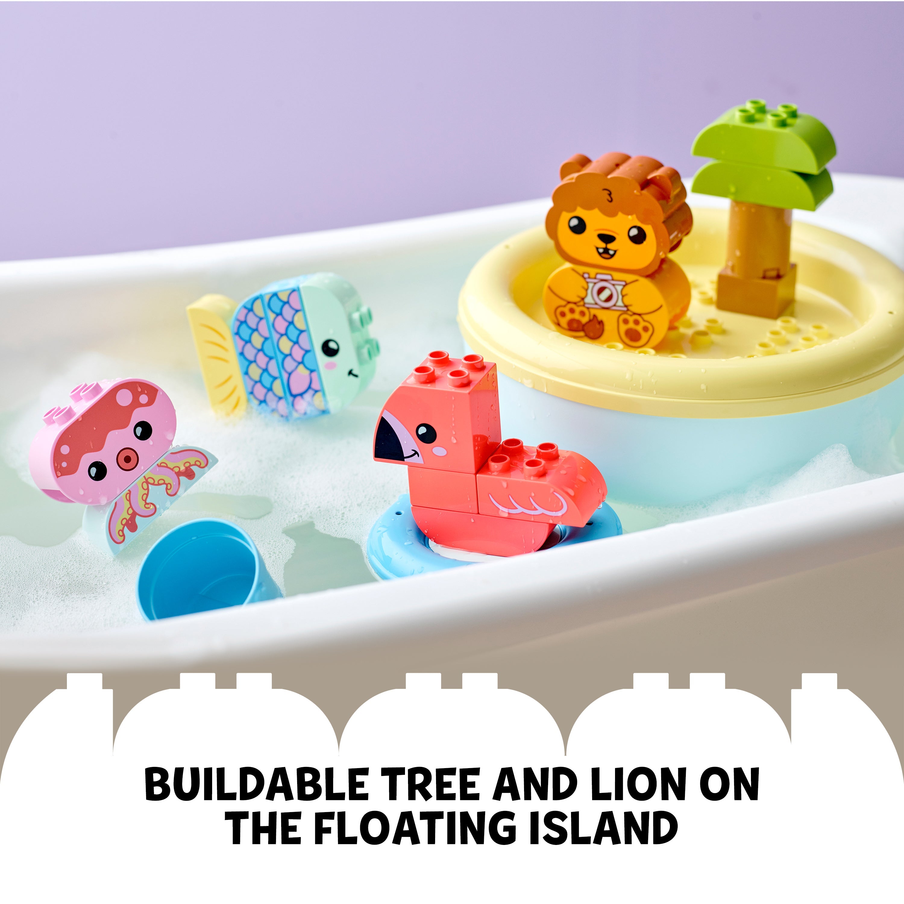 LEGO 10966 DUPLO Bath Time Fun: Floating Animal Island