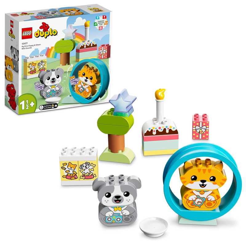 LEGO 10977 DUPLO My First Puppy & Kitten With Sounds