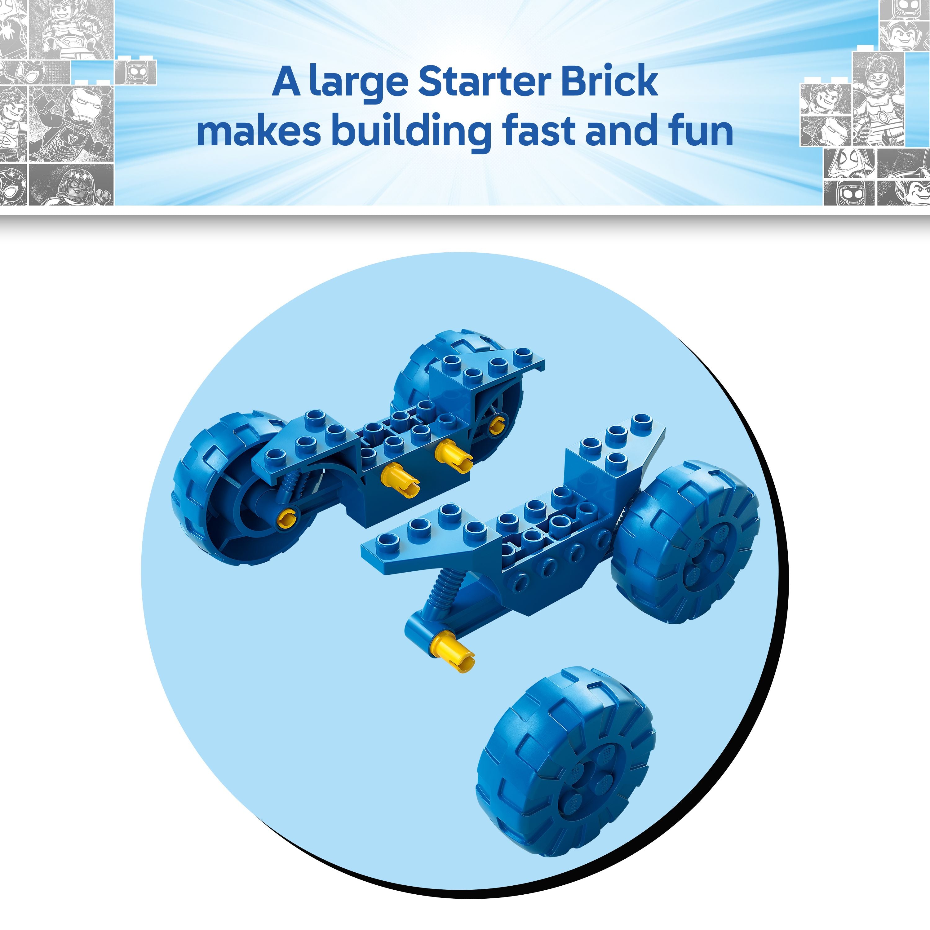 LEGO 11199 Marvel Spidey and His Amazing Friends Team Spidey Dino Crawler Rescue