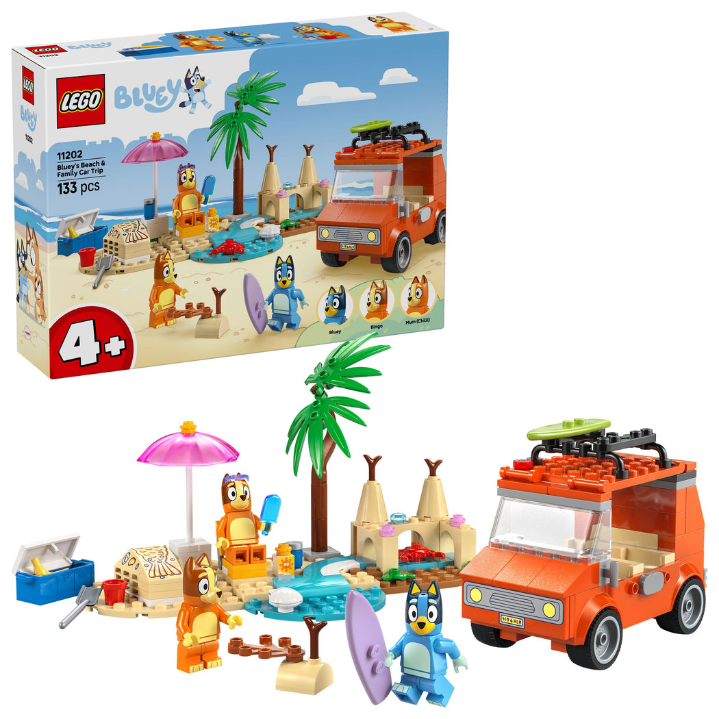 LEGO 11202 Bluey: Bluey’s Beach & Family Car Trip - 1