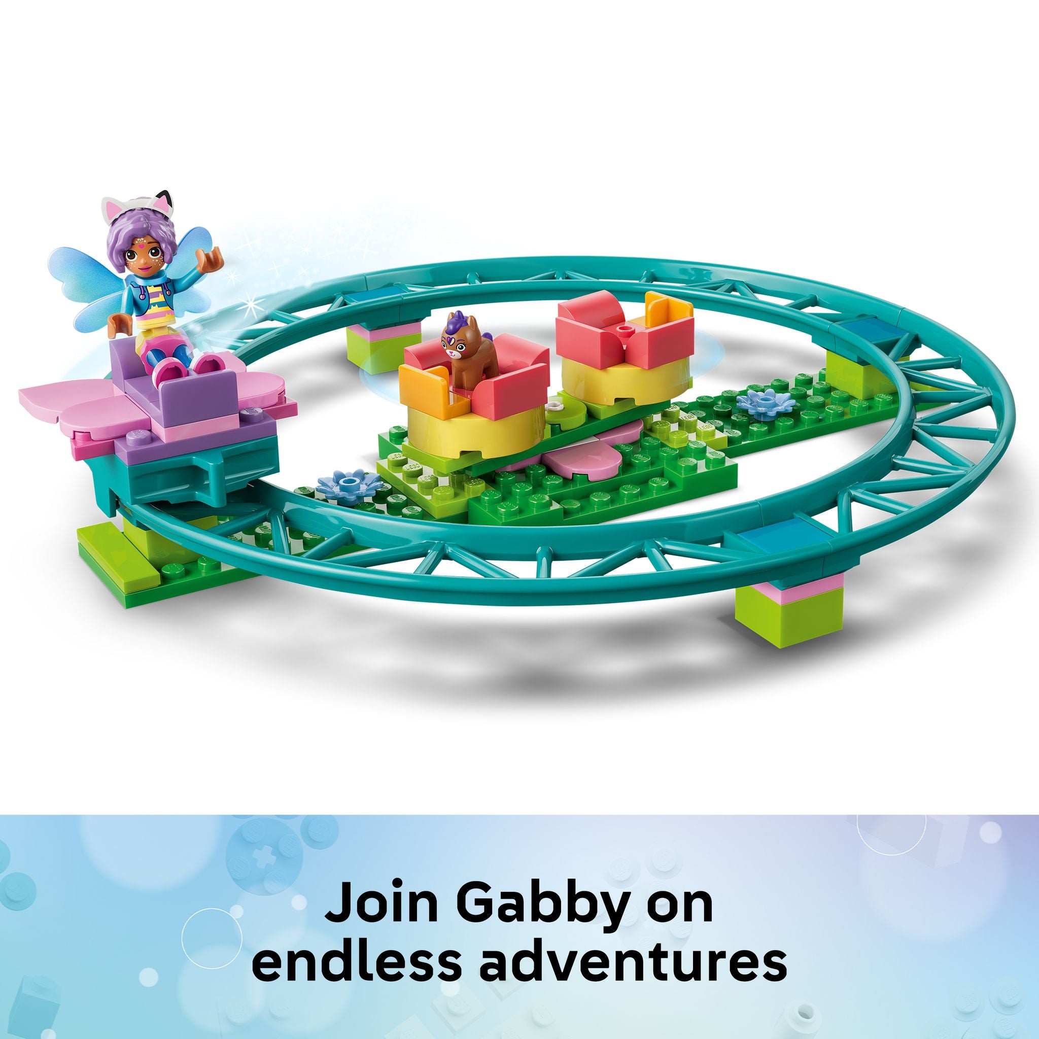 LEGO 11214 Gabby’s Dollhouse Fairy Roller Coaster and Tea Party