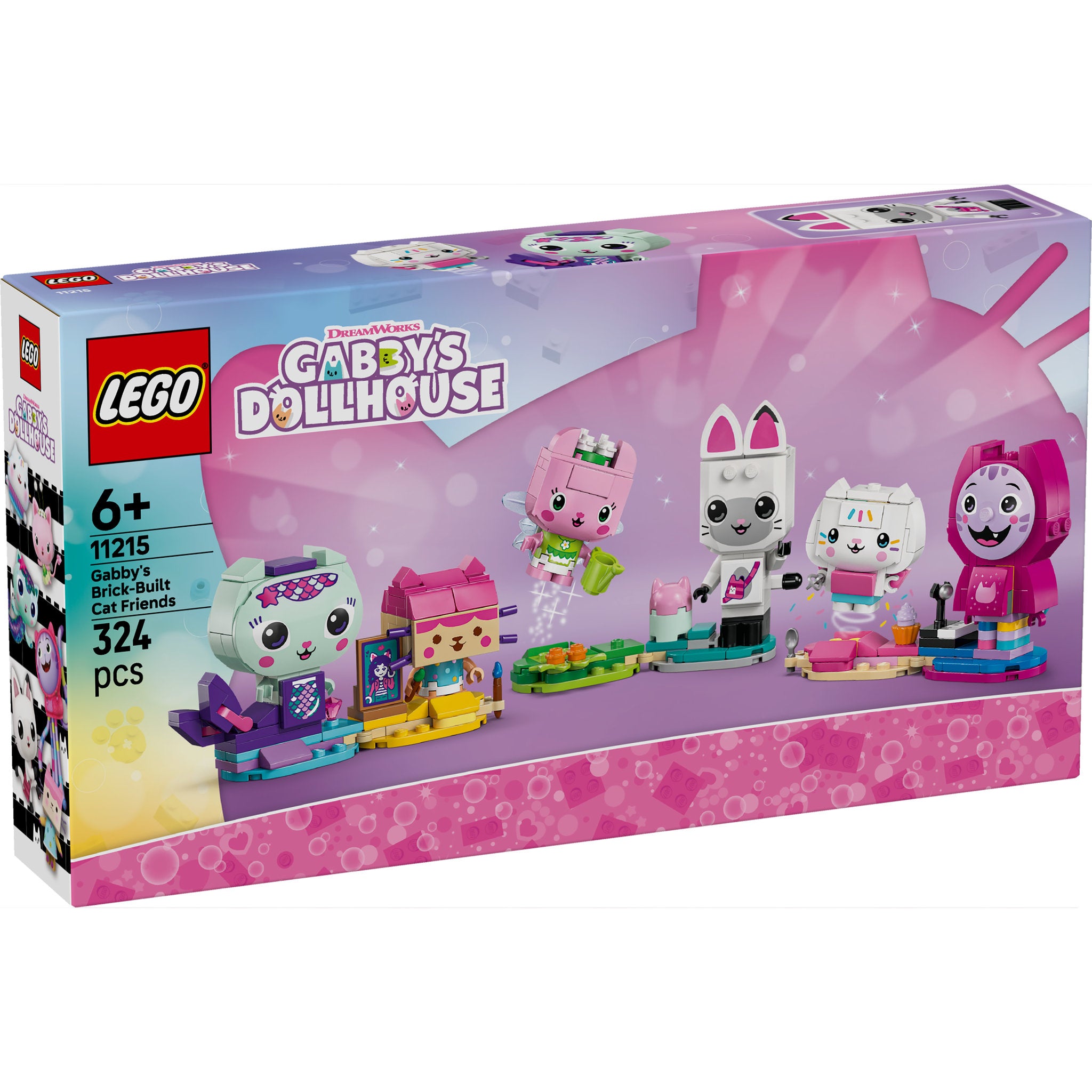 LEGO 11215 Gabby's Dollhouse Brick-Built Cat Friends
