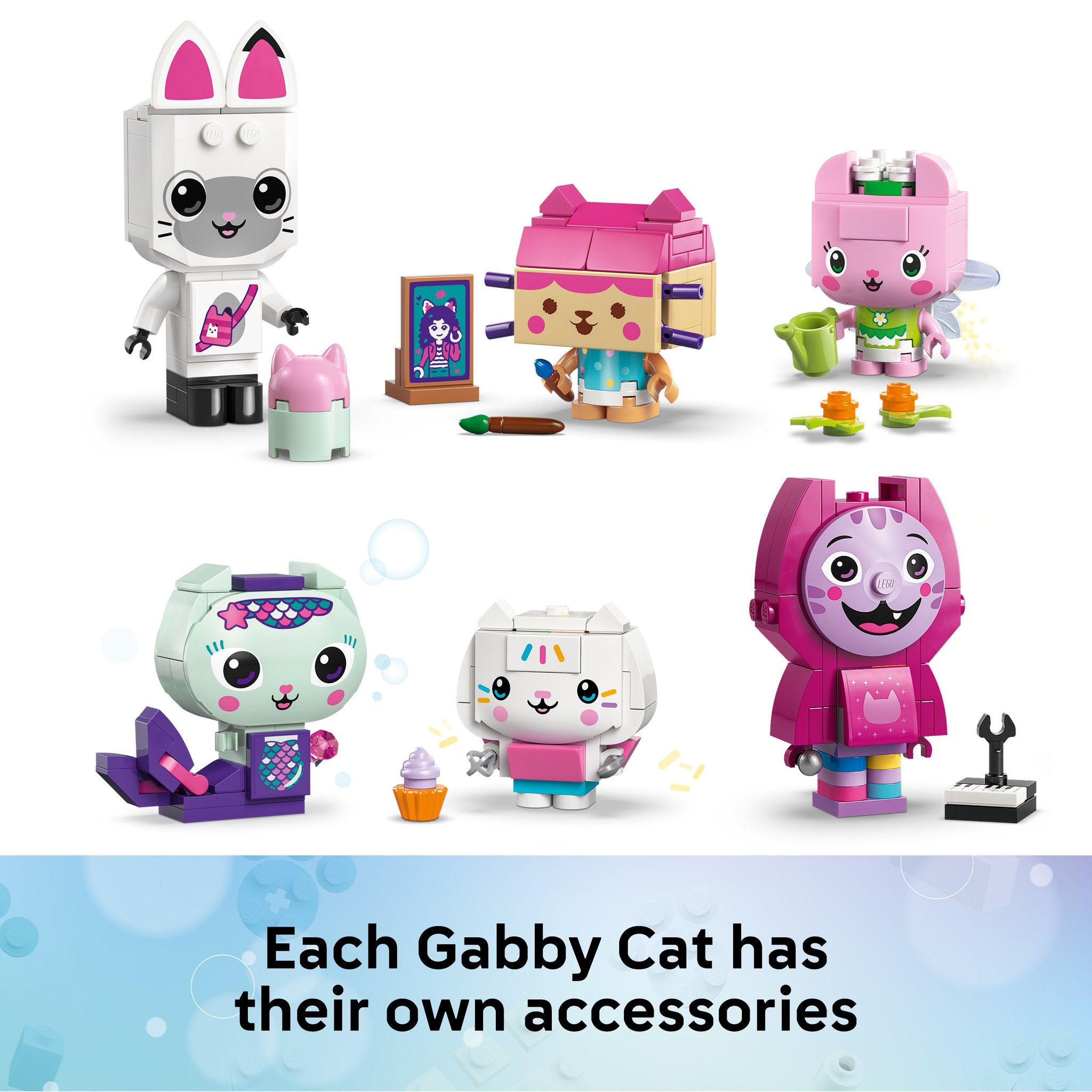 LEGO 11215 Gabby's Dollhouse Brick-Built Cat Friends