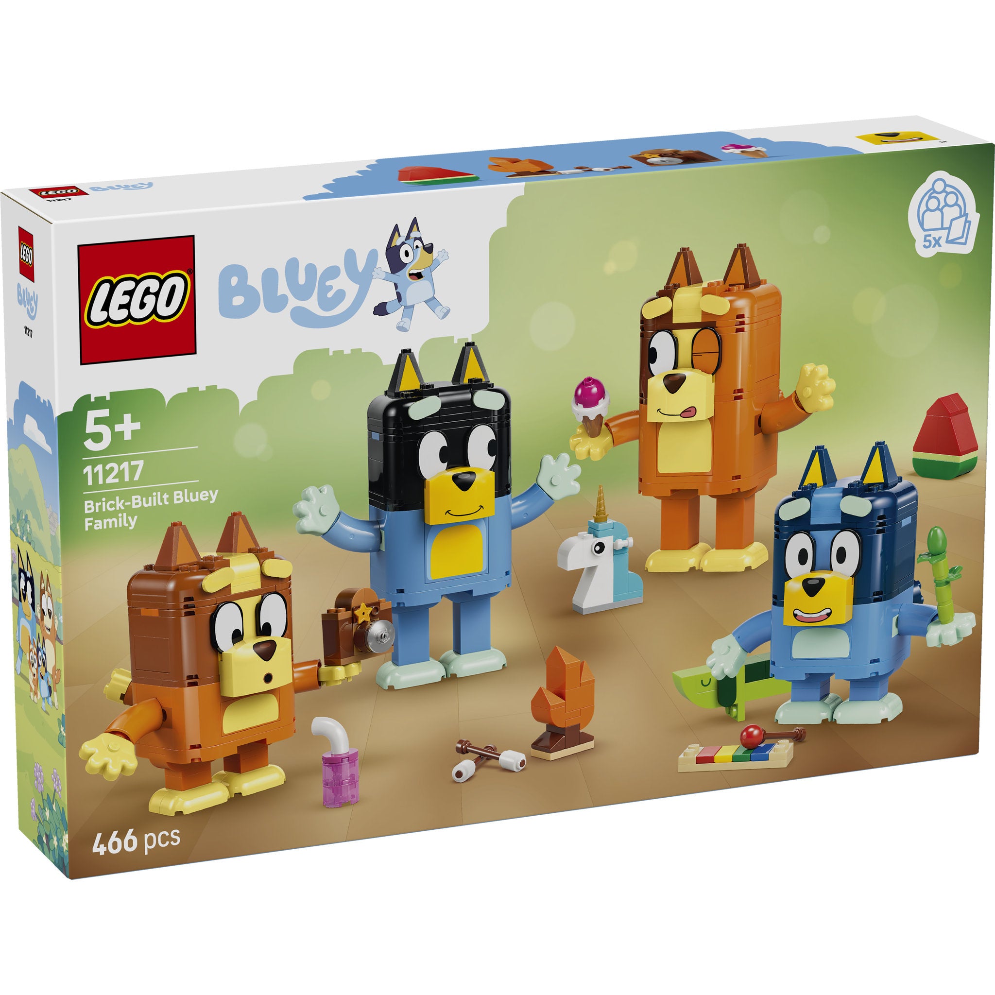 LEGO 11217 Bluey Brick-Built Bluey Family