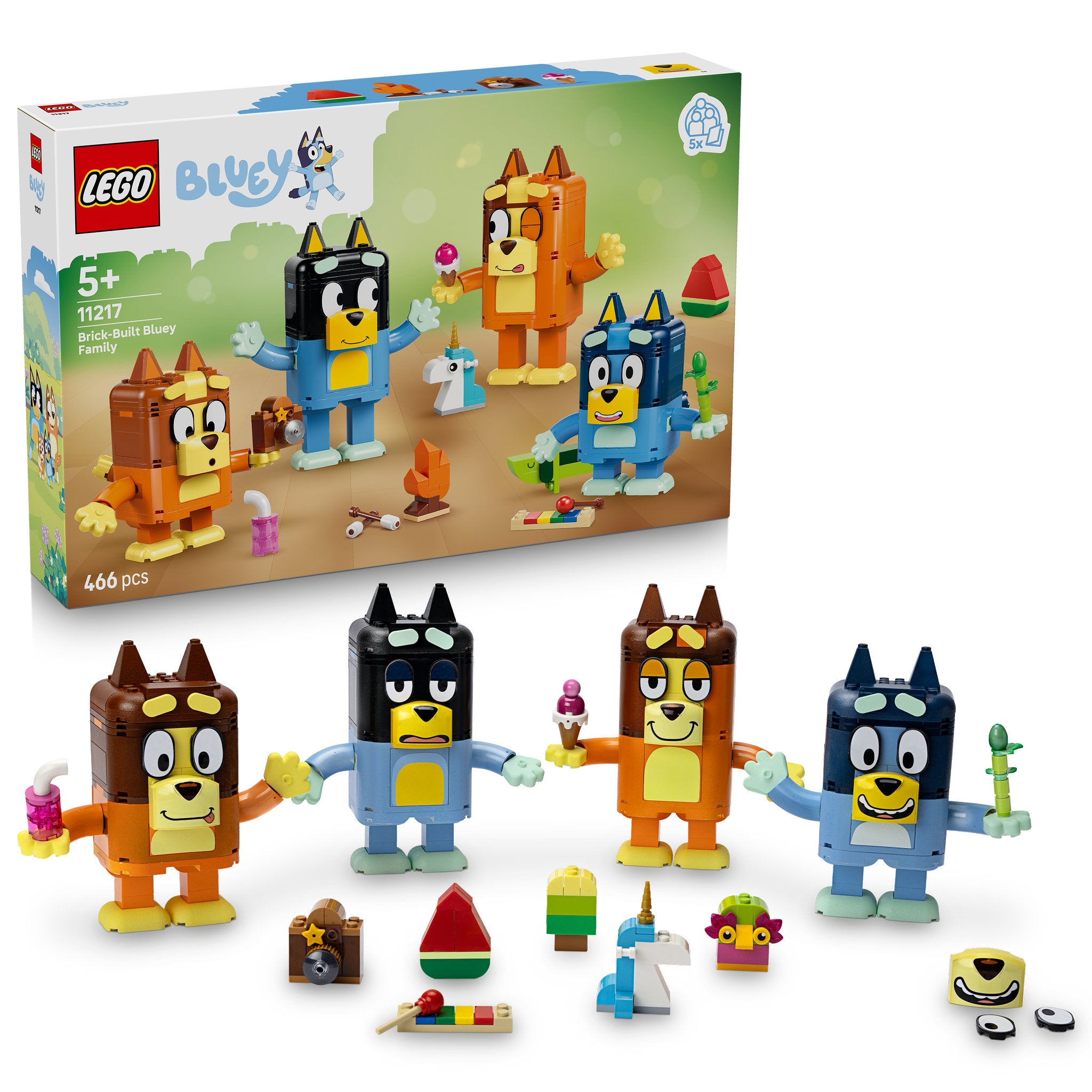 LEGO 11217 Bluey Brick-Built Bluey Family