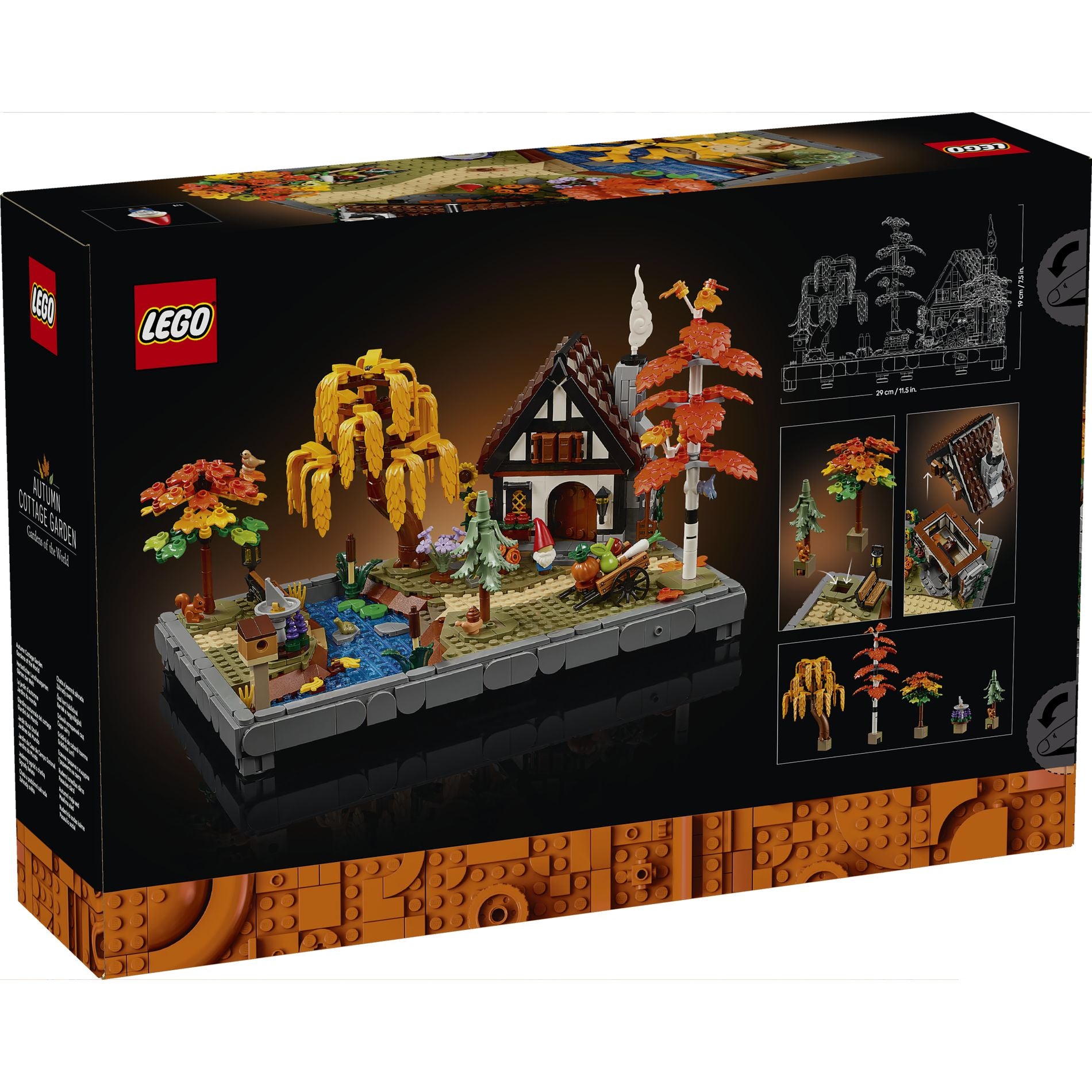 LEGO 11372 Icons Autumn Cottage Garden