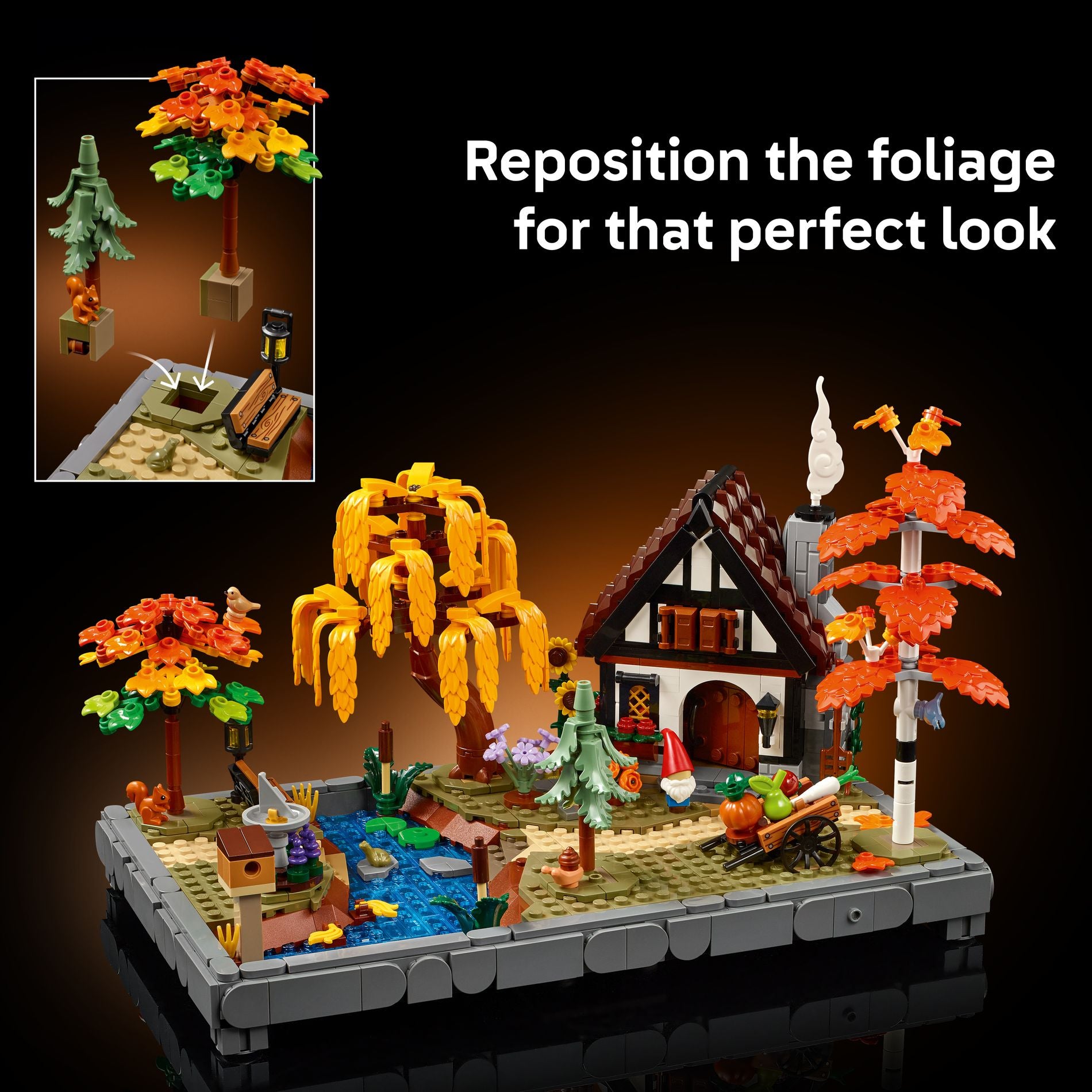 LEGO 11372 Icons Autumn Cottage Garden