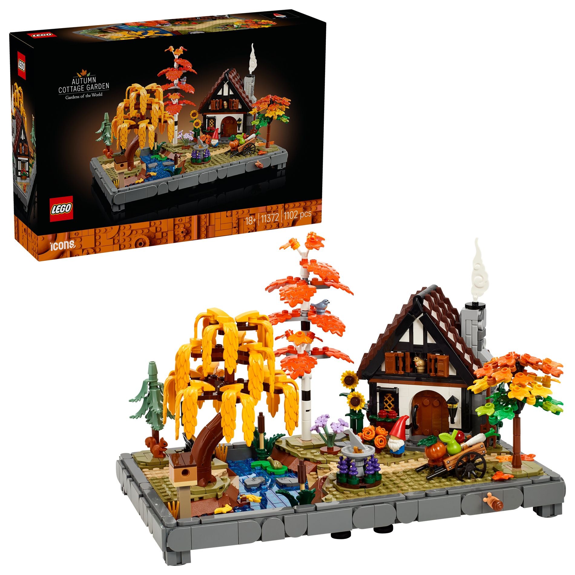 LEGO 11372 Icons Autumn Cottage Garden
