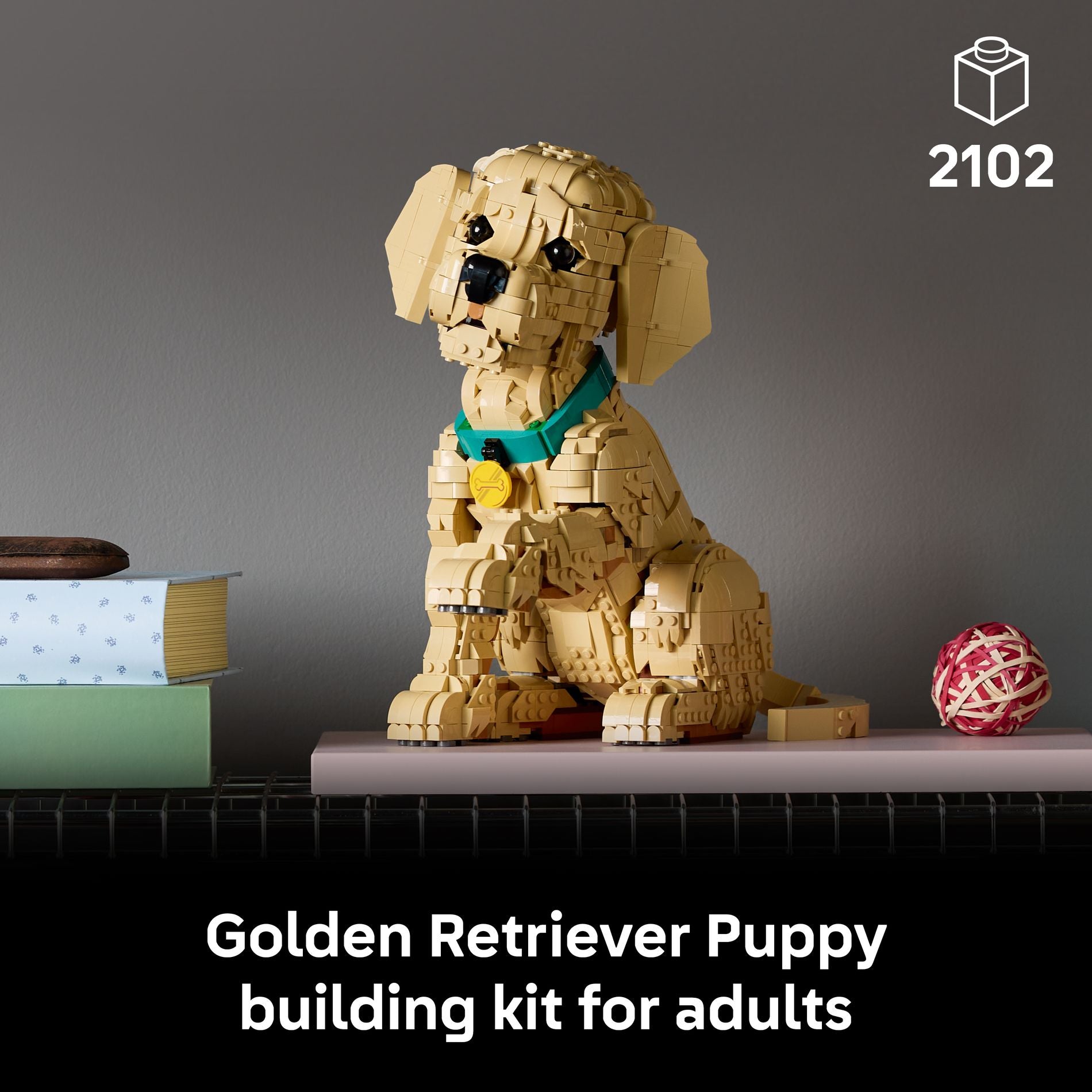 LEGO 11384 Icons Golden Retriever Puppy - Toyworld Australia