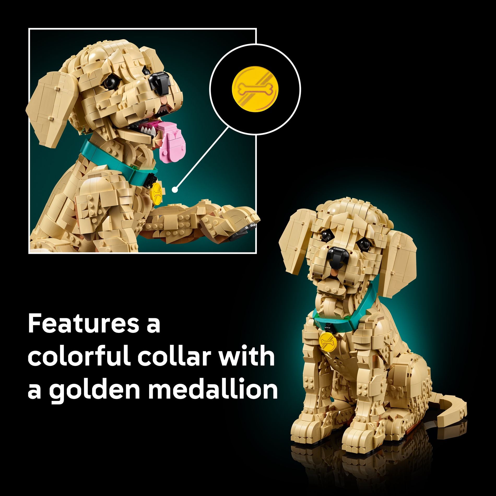 LEGO 11384 Icons Golden Retriever Puppy - Toyworld Australia