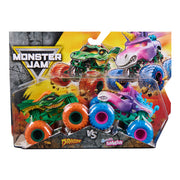 Monster Jam 1:64 Die-Cast 2 Pack  Dragon vs Sparkle Smash