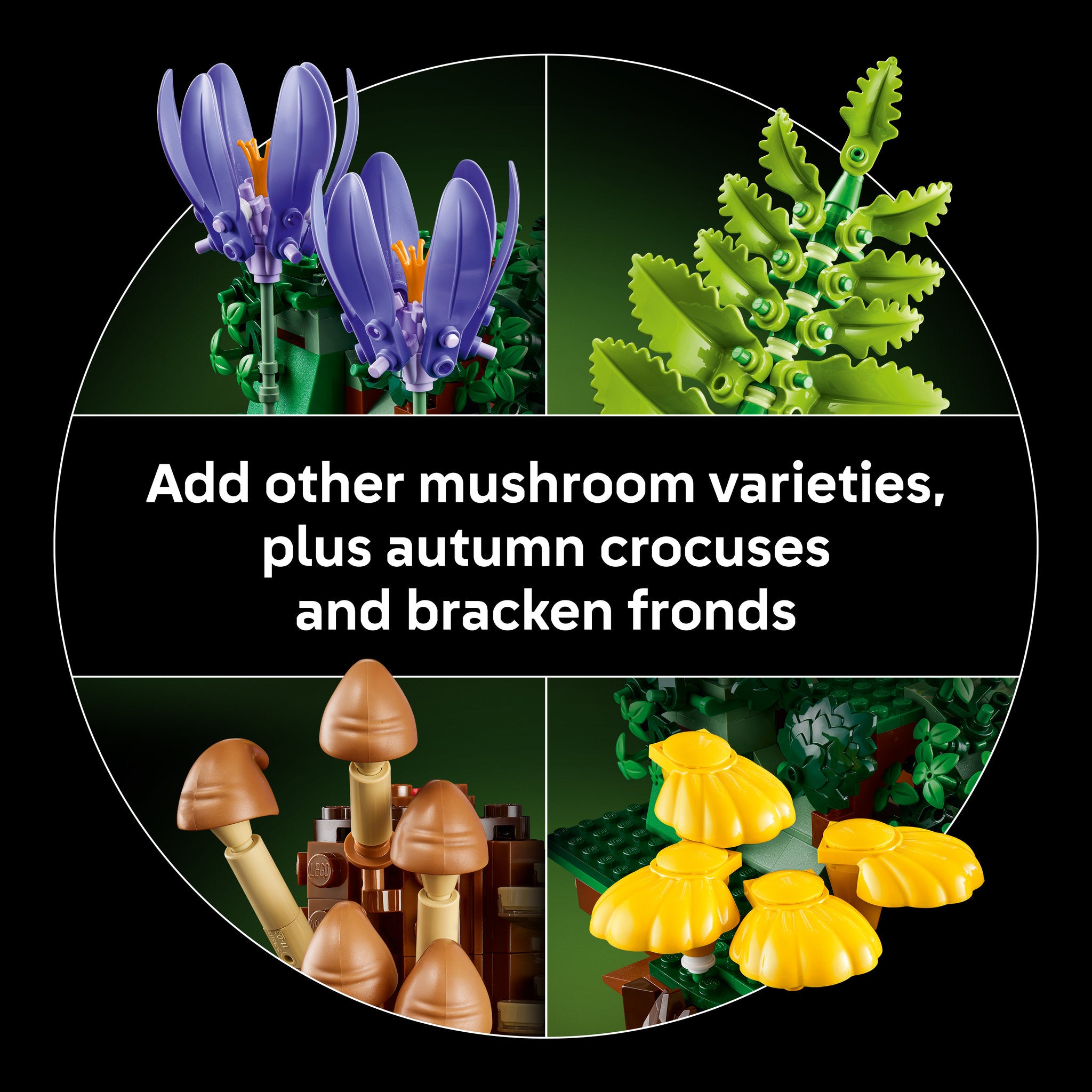 LEGO 11505 Botanicals Woodland Mushrooms