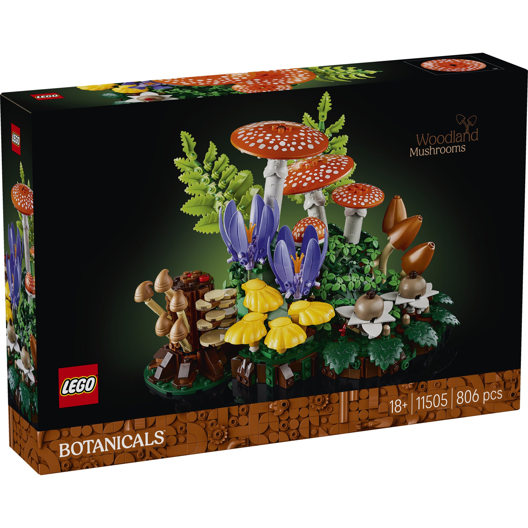 LEGO 11505 Botanicals Woodland Mushrooms