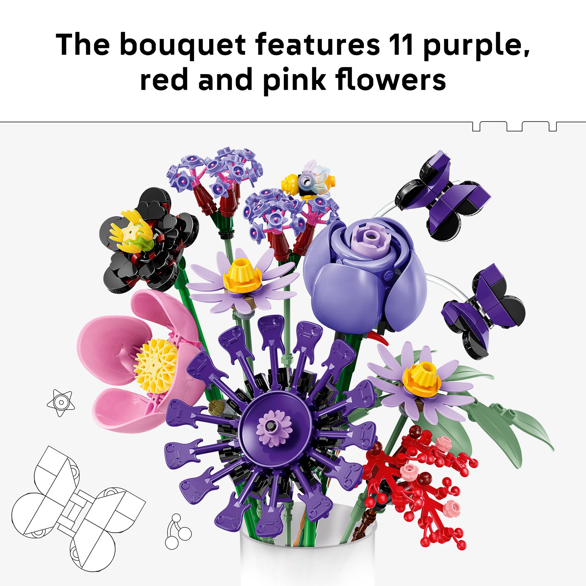 LEGO 11507 Botanicals Olivia Rodrigo's Flower Bouquet