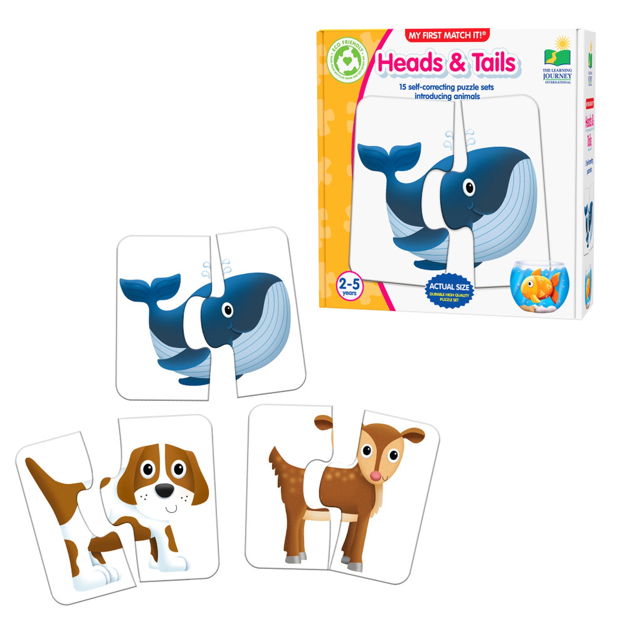 The Learning Journey My First Match It! Heads and Tails Puzzle