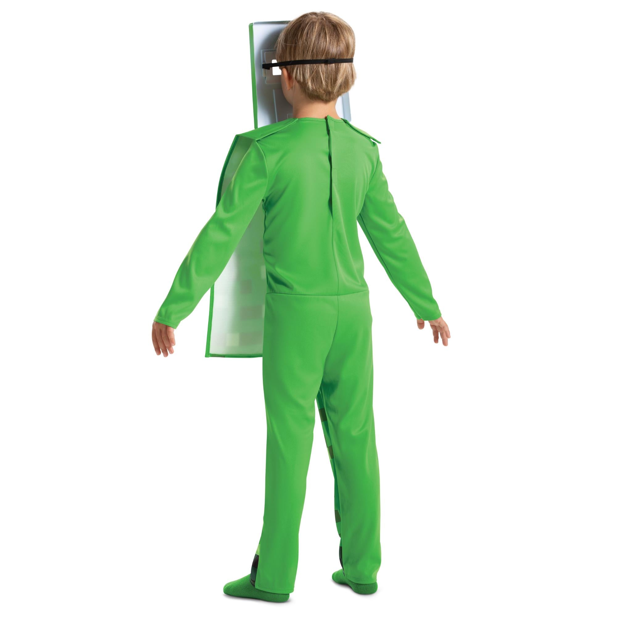 Minecraft Creeper Fancy Dress Costume 7-8