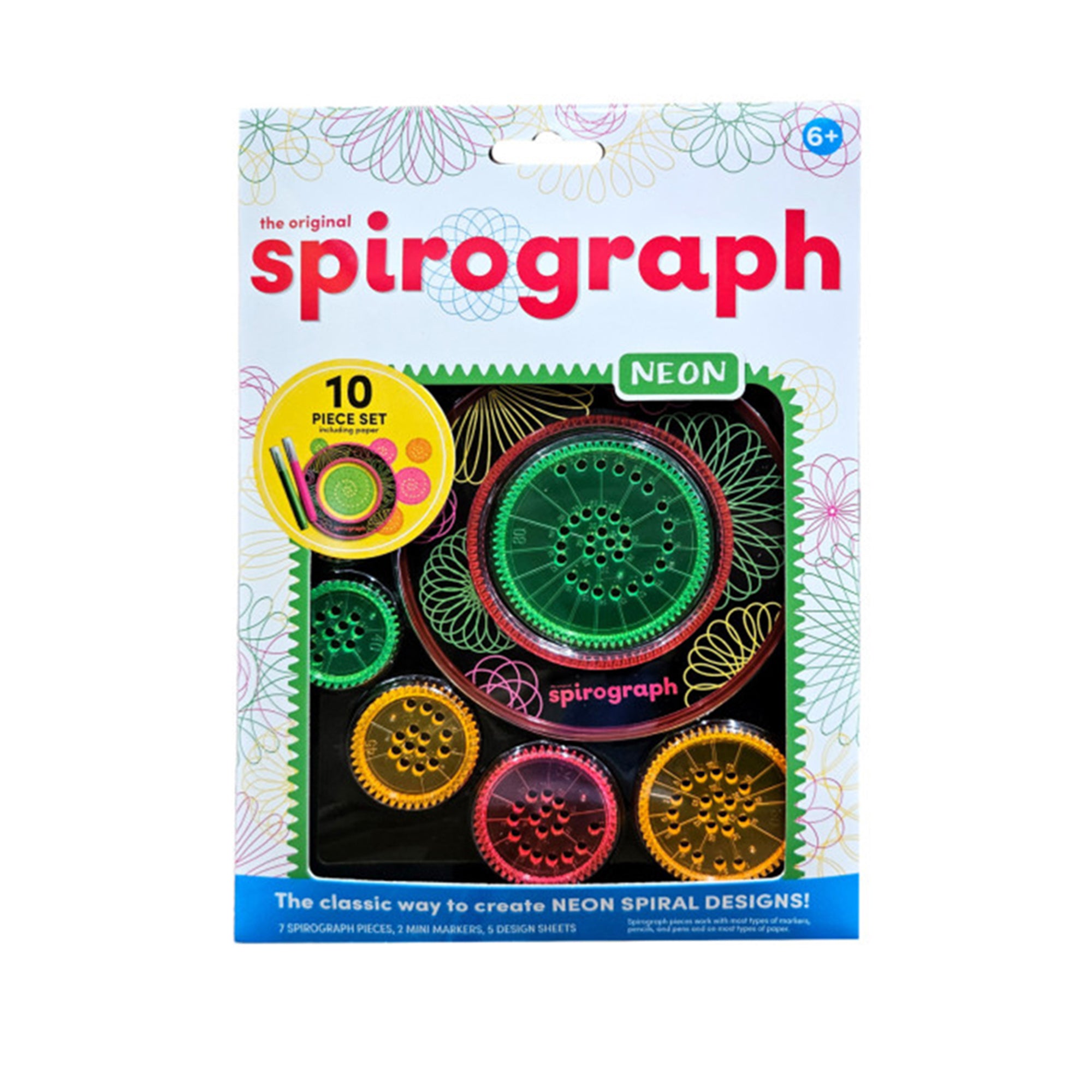 Spirograph Value Set Neon