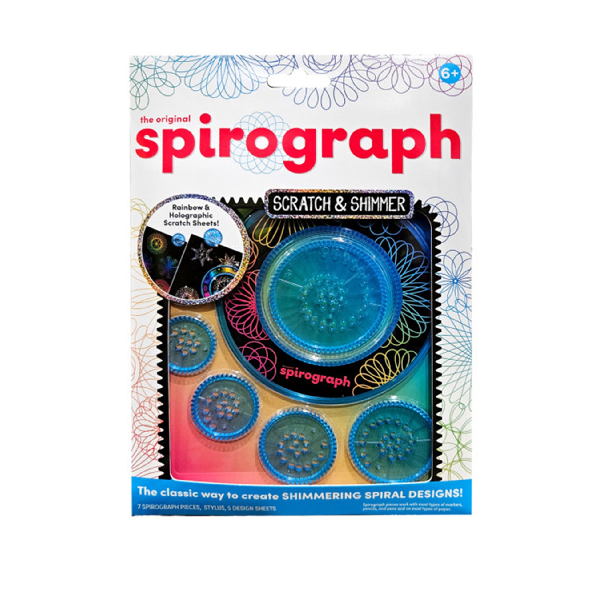 Spirograph Value Set Scratch And Shimmer - Toyworld Australia