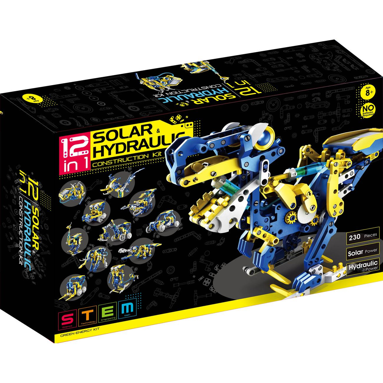 Johnco 12-in-1 Solar Hydraulic Construction Kit