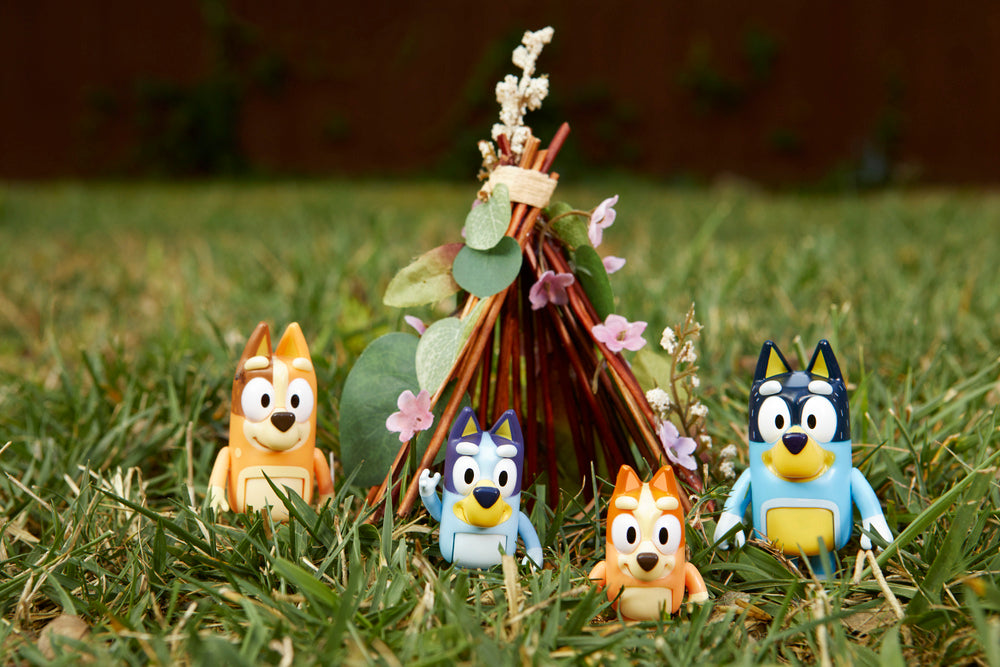 Bluey S7 Figure 4 Pack - Bluey & Family