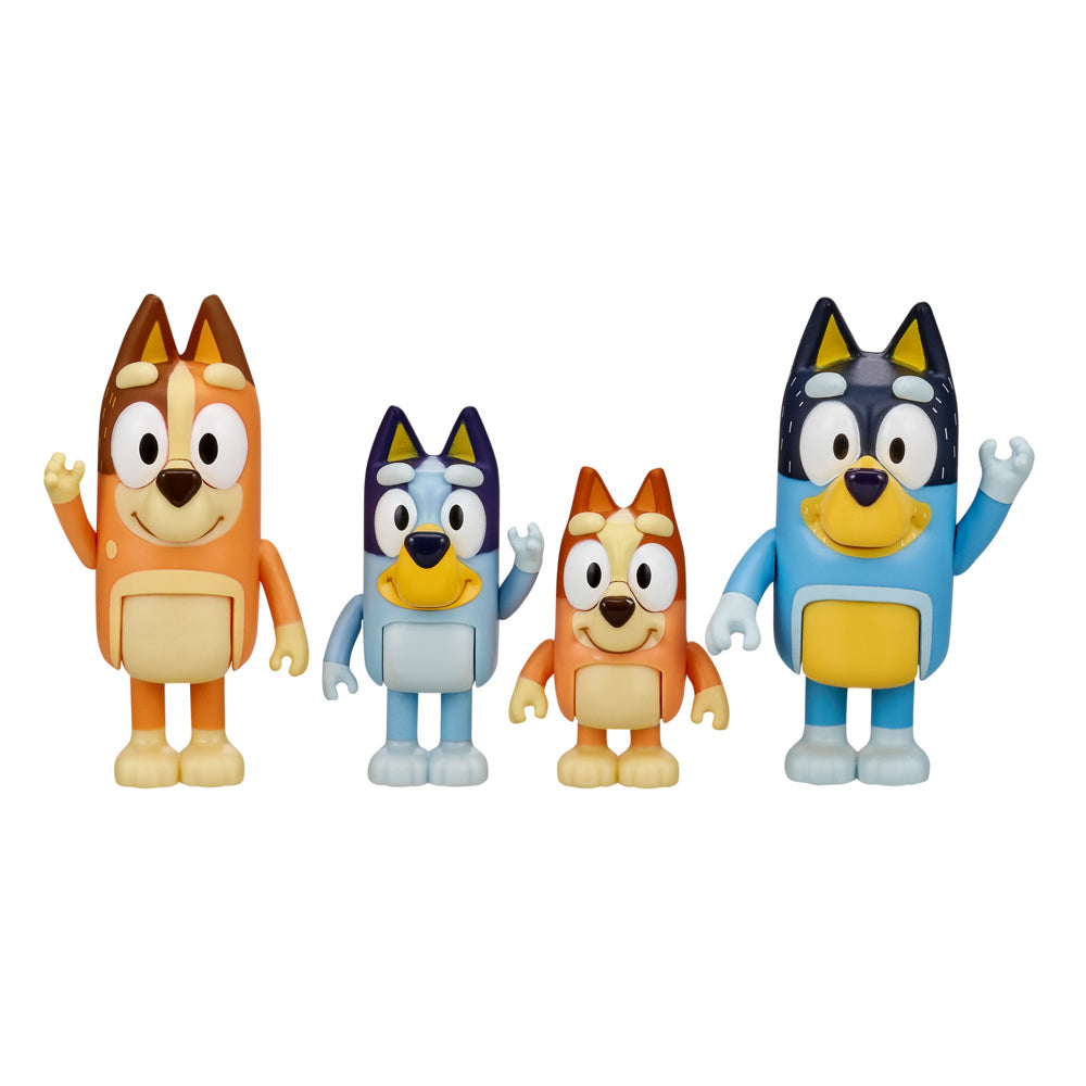 Bluey S7 Figure 4 Pack - Bluey & Family