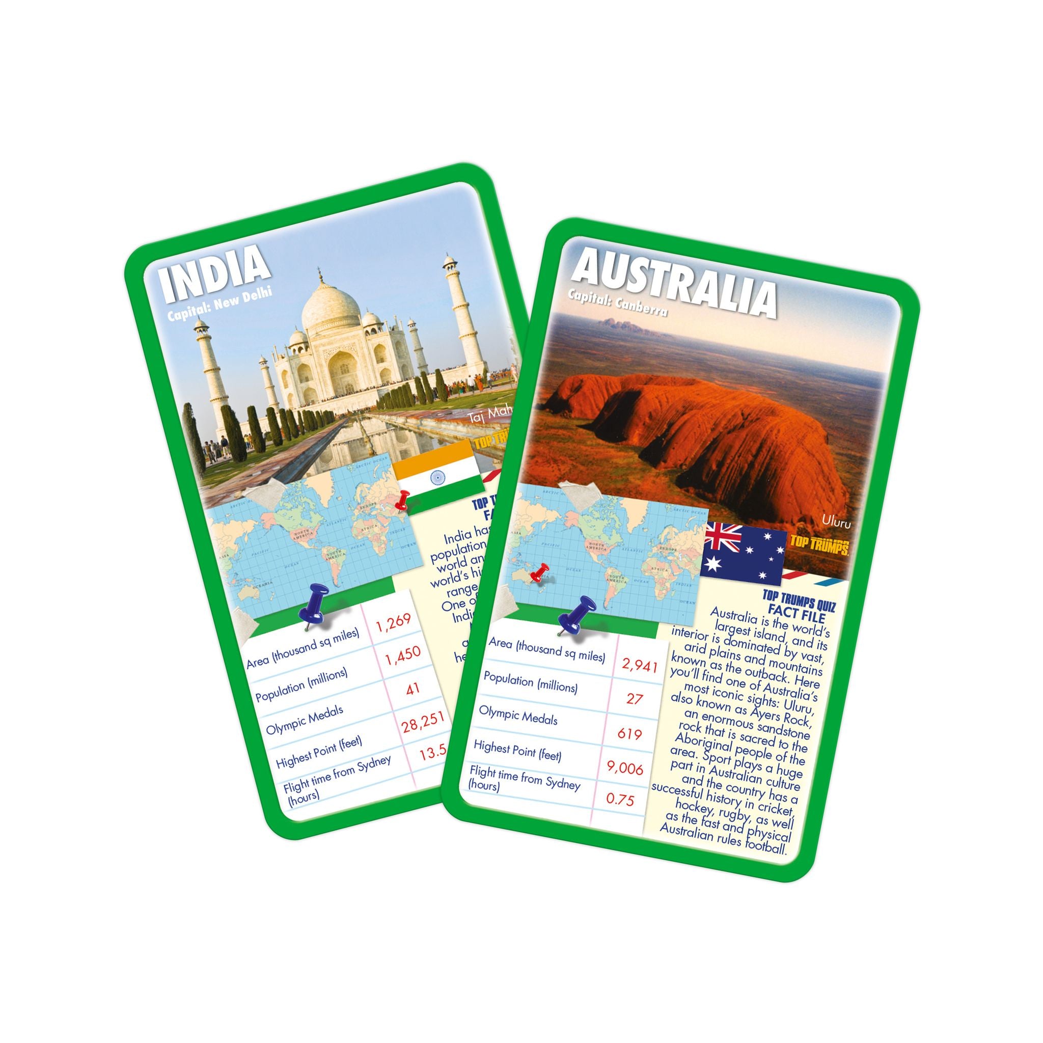 Top Trumps Countries Of The World