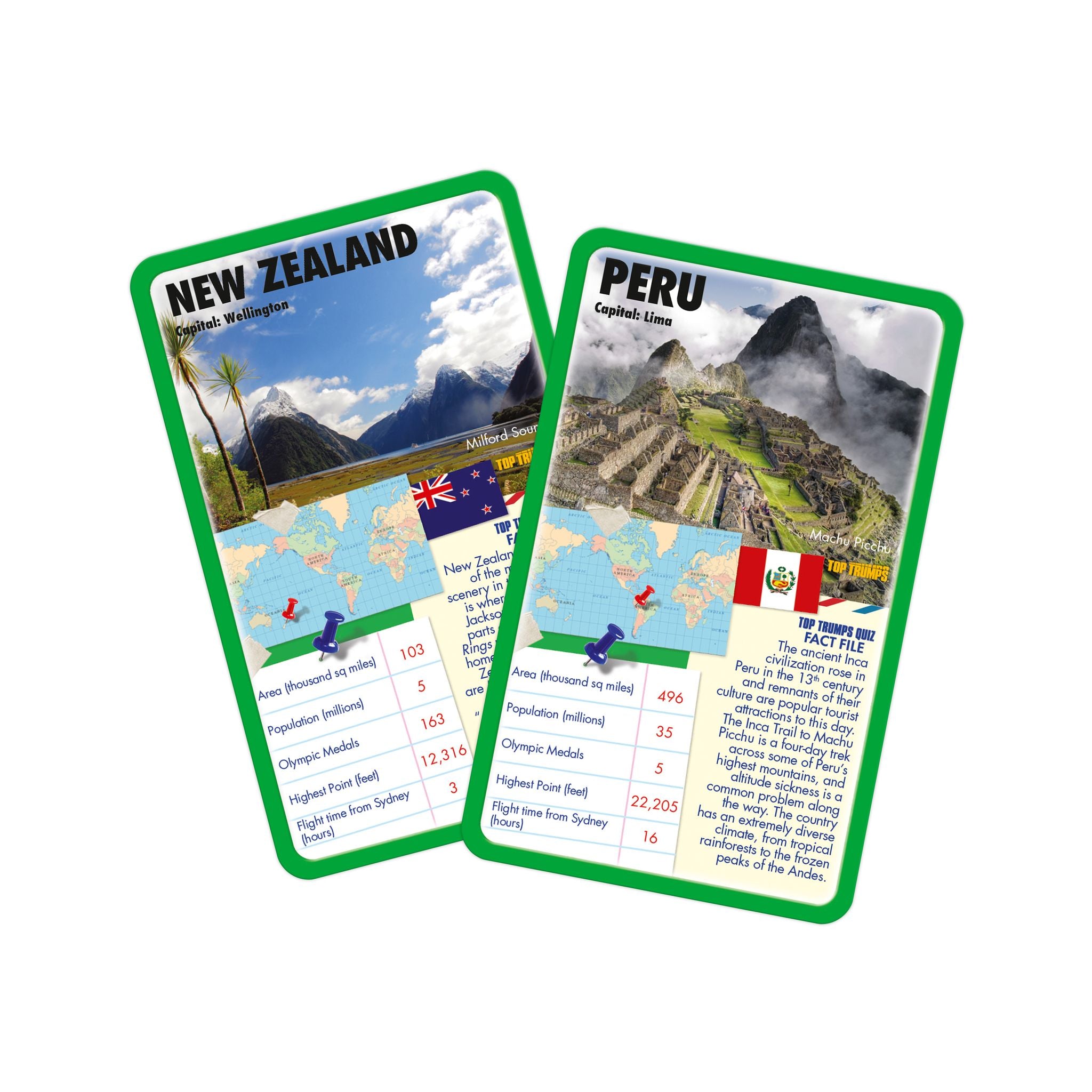Top Trumps Countries Of The World