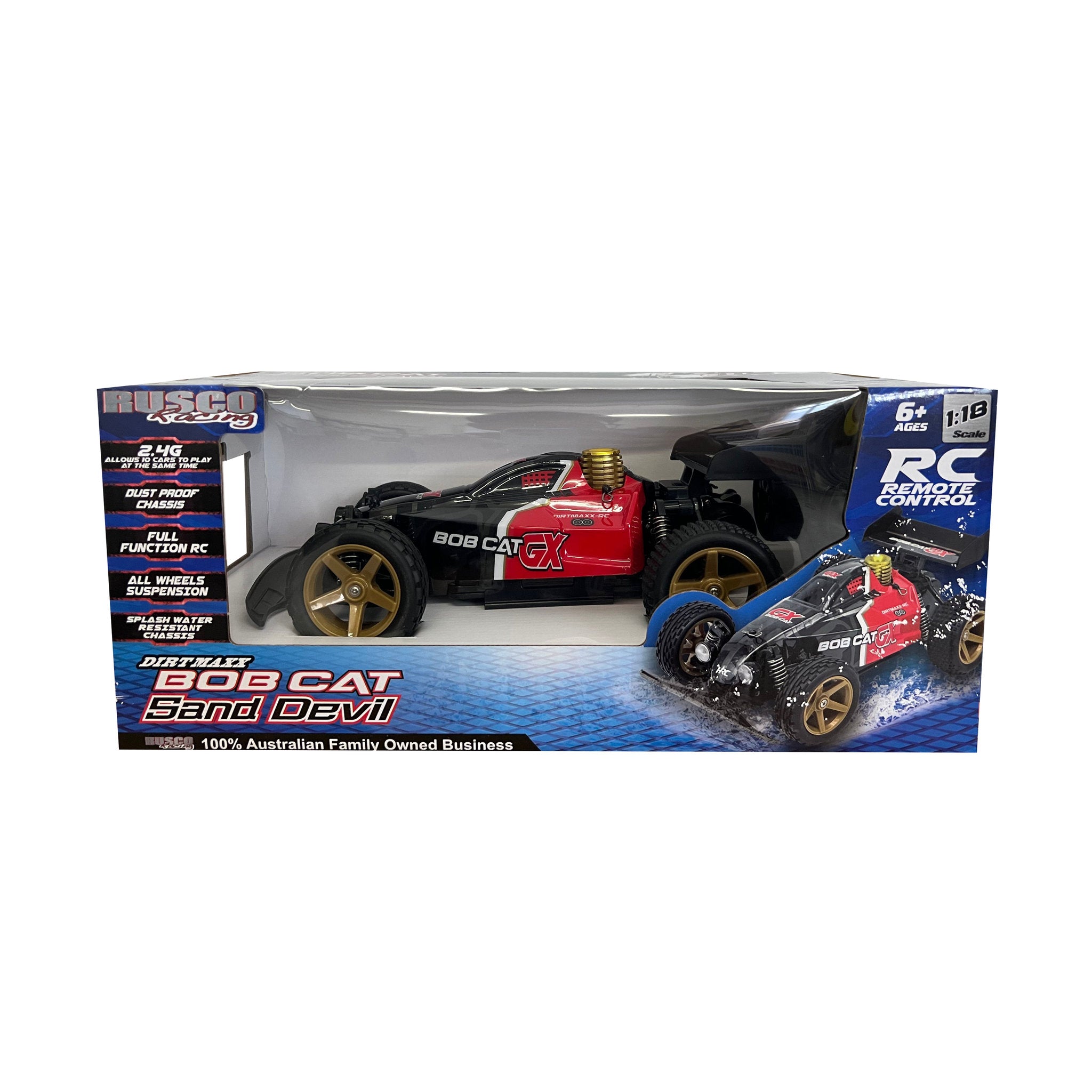Rusco Racing 1:18 Bobcat Sand Devil RC Remote Control Assorted Styles