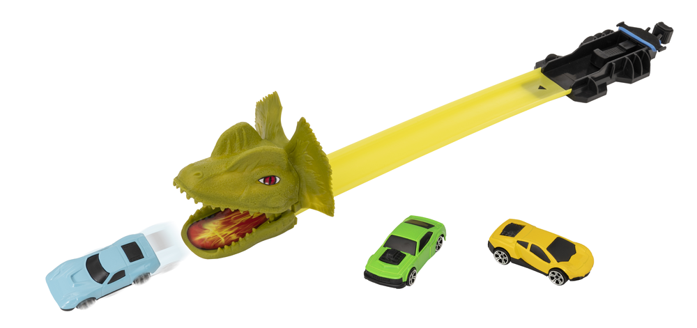 Teamsterz Dino Attack Playset With 3 Die-Cast Cars