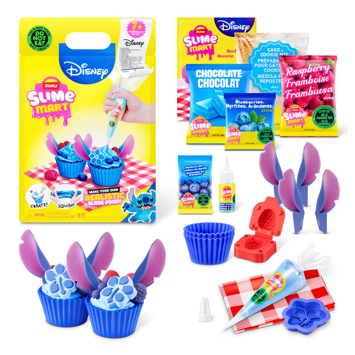 ZURU Slime Mart Shopping Bag Disney - Stitch Cupcakes