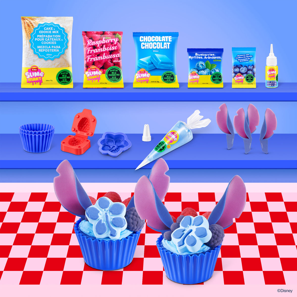 ZURU Slime Mart Shopping Bag Disney - Stitch Cupcakes