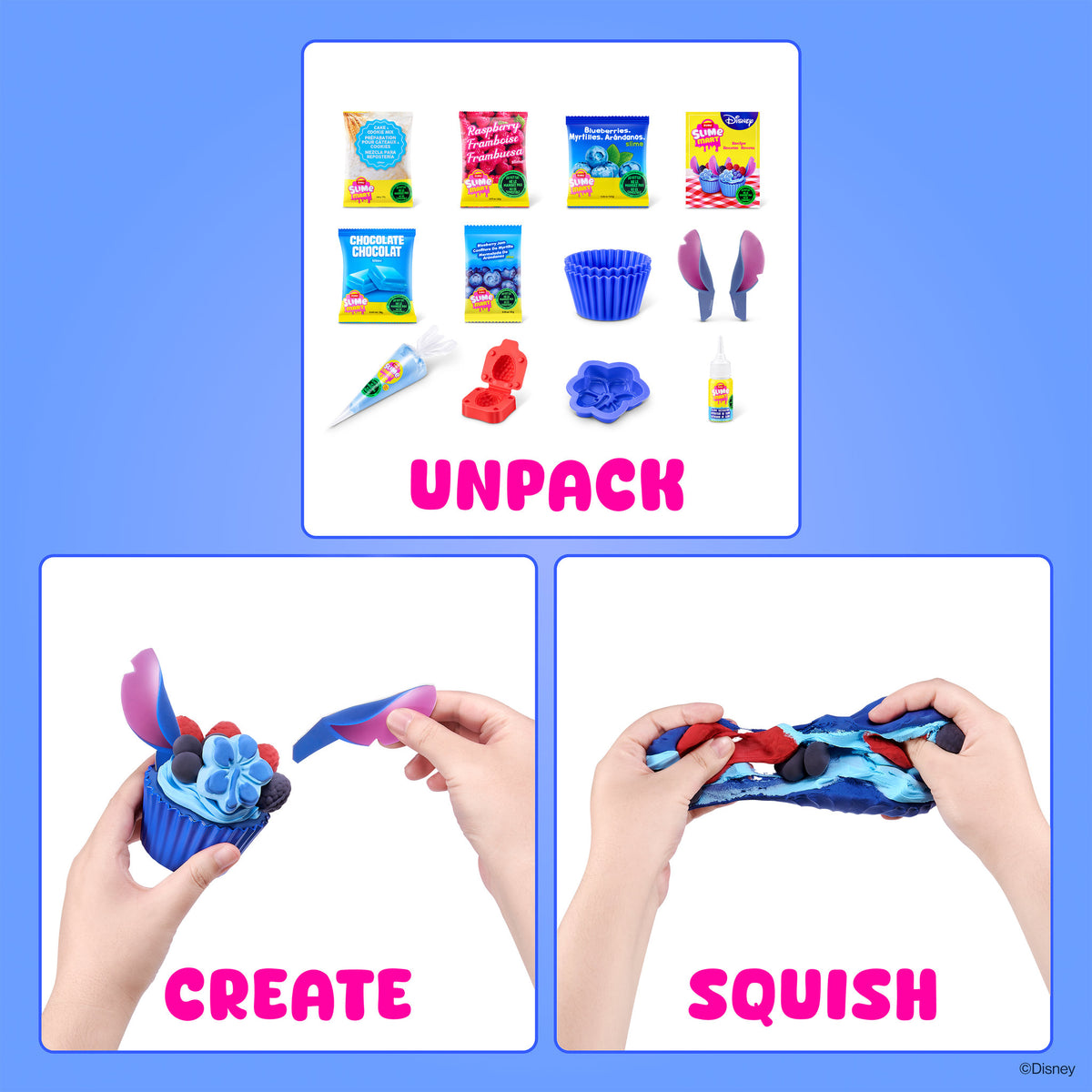 ZURU Slime Mart Shopping Bag Disney - Stitch Cupcakes