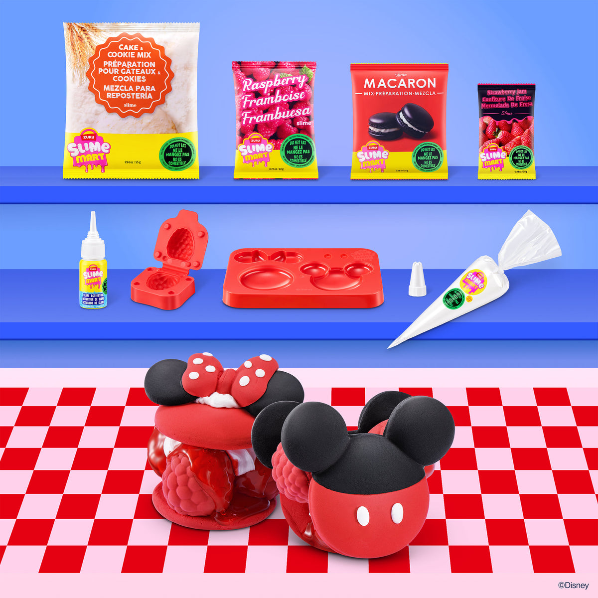 ZURU Slime Mart Shopping Bag Disney - Micky & Minnie Macaroon