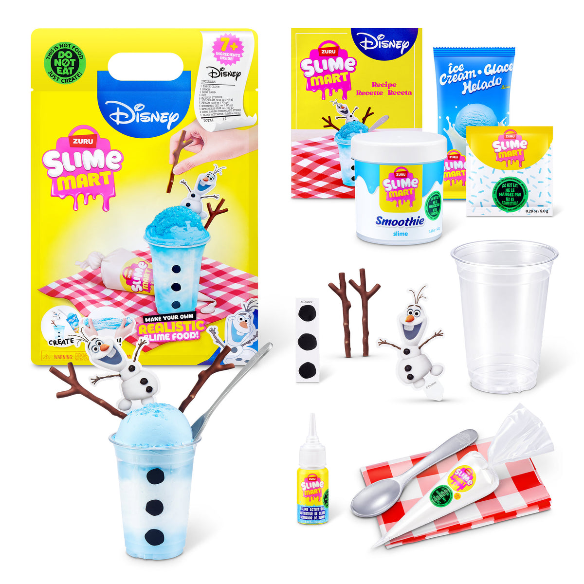 ZURU Slime Mart Shopping Bag Disney - Olaf Ice Cream & Biscuit