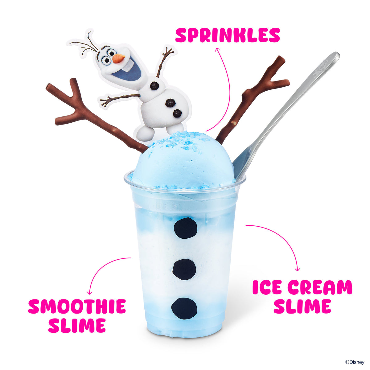 ZURU Slime Mart Shopping Bag Disney - Olaf Ice Cream & Biscuit
