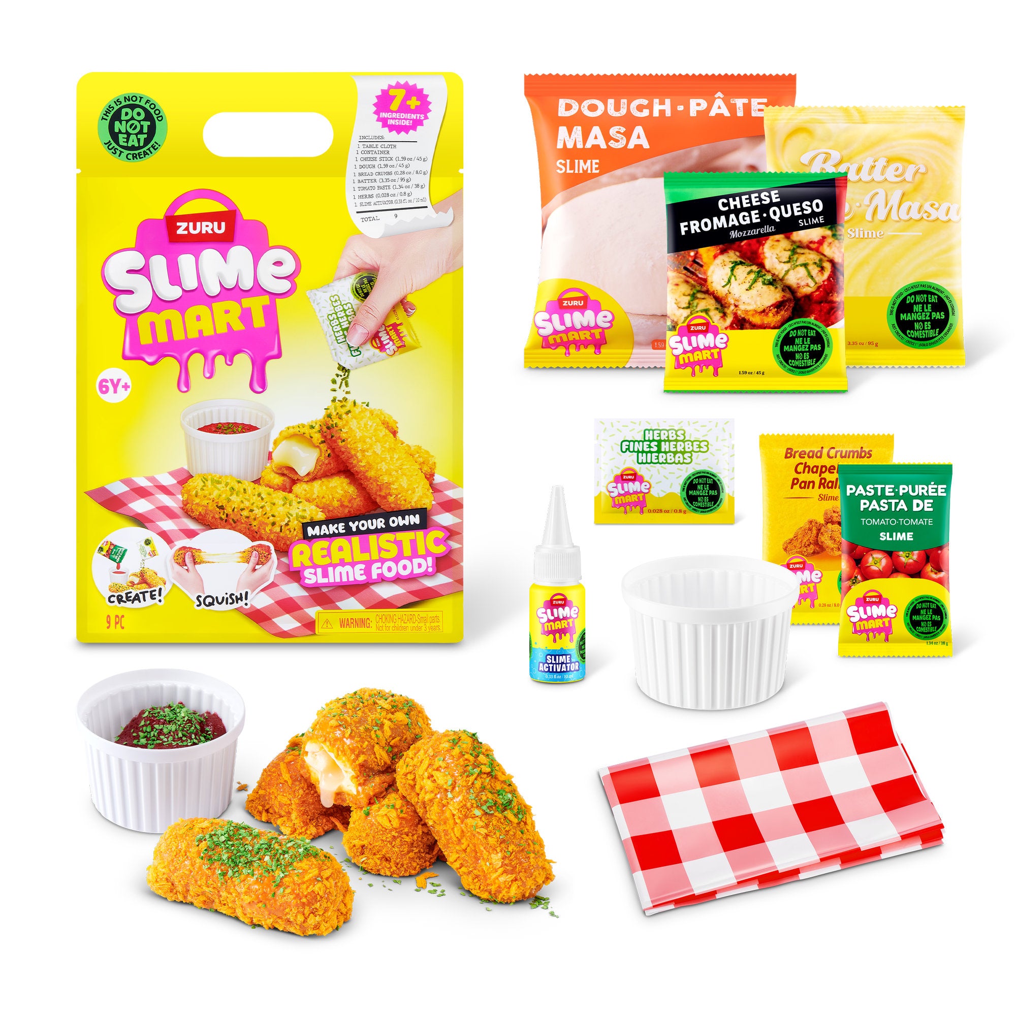 ZURU Slime Mart Shopping Bag Series 2 - Mozzarella Sticks
