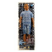 Barbie Ken Fashionista Doll Distressed Denim