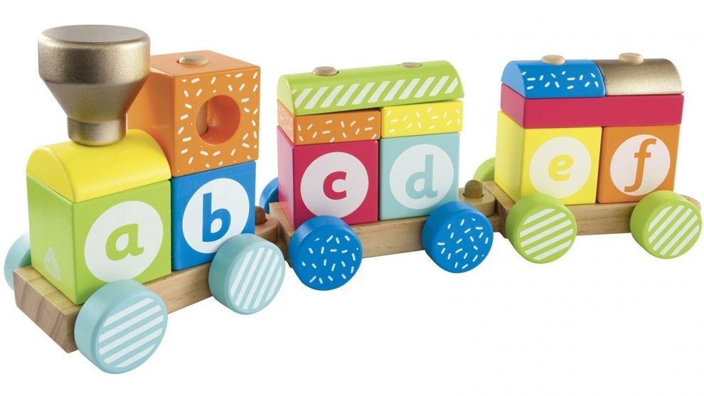 ELC  WOODEN STACKING TRAIN