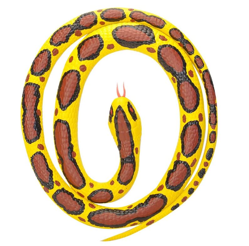 Wild Republic Rubber Snake Python Burmese – Toyworld Australia