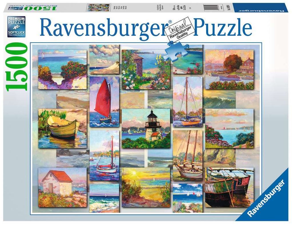 Ravensburger Coastal Collage 1500 Piece