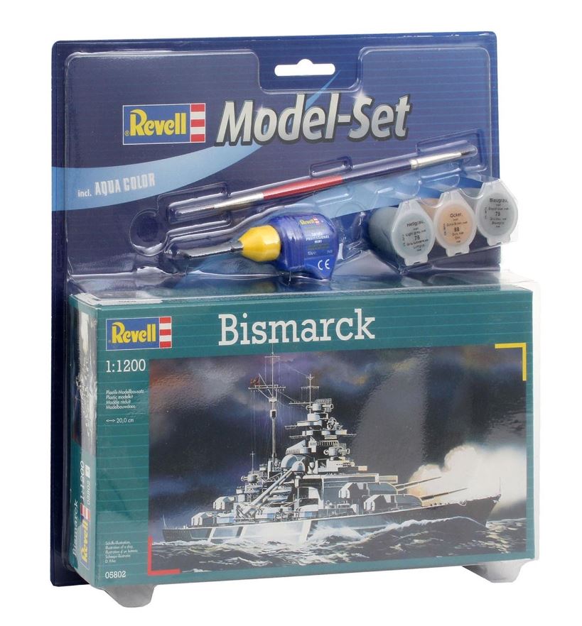 Revell Battleship Bismarck Model Kit