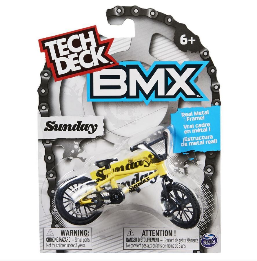 TECH DECK BMX SINGLE SUNDAY YELLOW