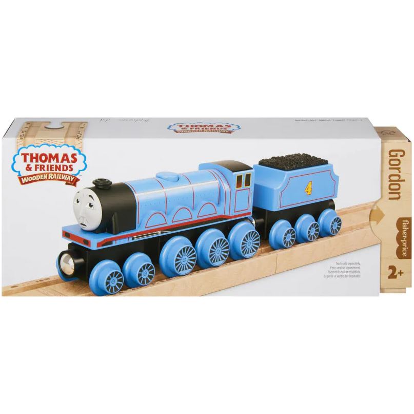 Fisher-Price Thomas & Friends Wooden Railway Gordon Engine & Coal-Car