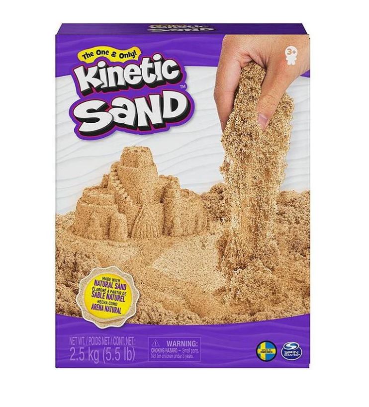 KINETIC SAND 2.5KG BROWN BULK SAND