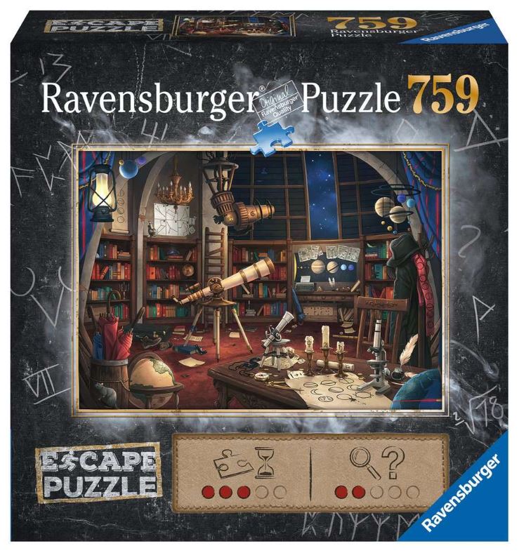 Ravensburger Escape 1 The Observatory 759 Piece - Toyworld Australia