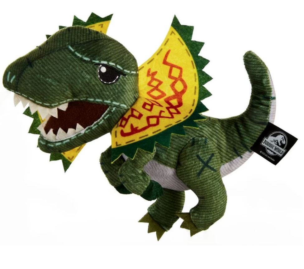 Jurassic World Stitchlings Diliphosaurus Talking Plush
