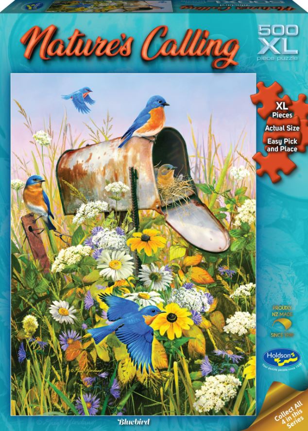 NATURE'S CALLING 500 PIECE XL JIGSAW PUZZLE
BLUEBIRD