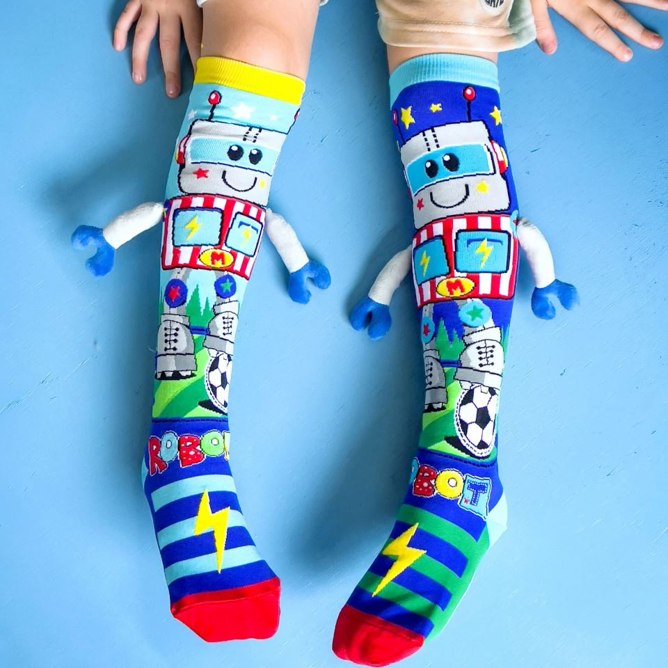 MADMIA Robot Toddler Socks