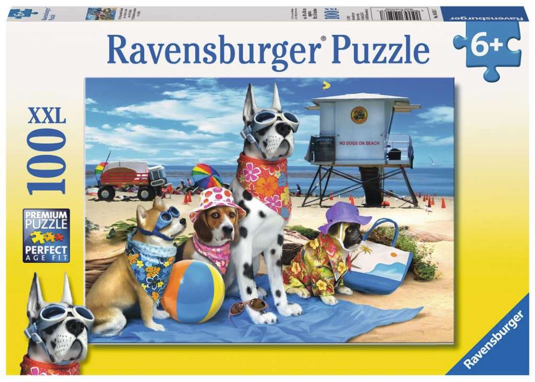 Ravensburger No Dogs On The Beach 100 Piece - Toyworld Australia
